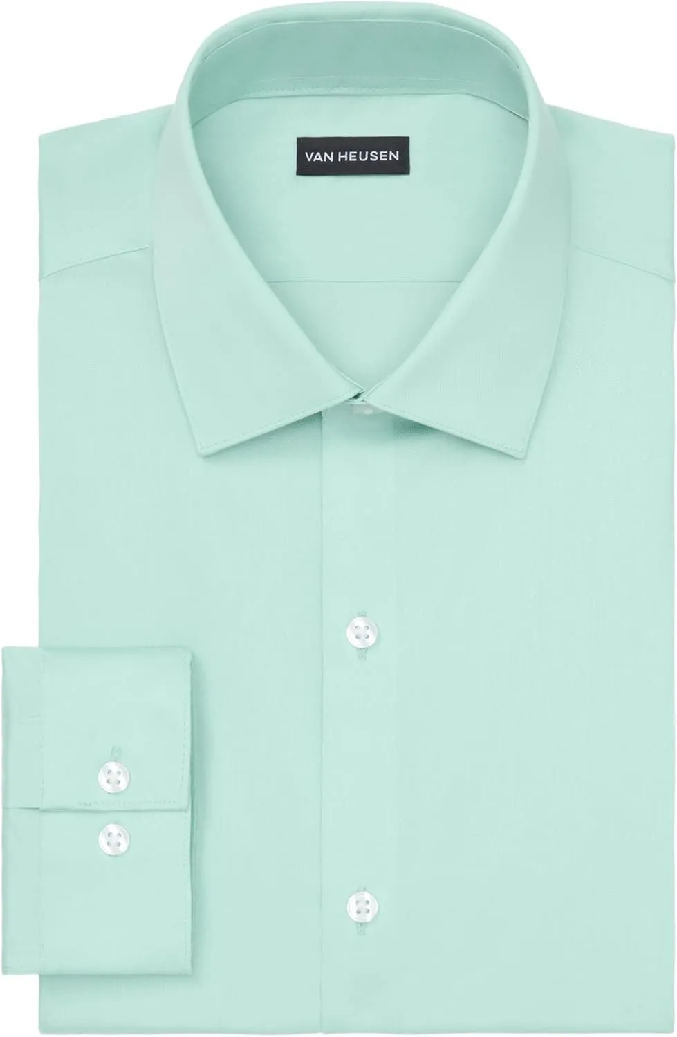 Men's Dress Shirt Slim Fit Ultra Wrinkle Free Flex Collar Stretch