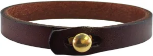 Mens Genuine Leather Bracelet - Handmade Adjustable Leather Cuff Bracelet punk Style leather wrap Wristband for Men