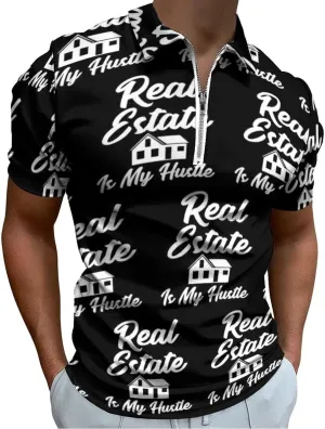 Mens Polo Shirts Short Sleeve Casual Solid Stylish Dry Fit Performance Designed Collared Golf Polo Shirts for Men