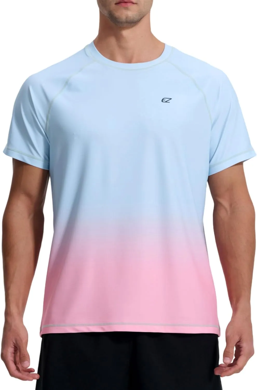 Men's Swim Shirts Rash Guard UPF 50  UV Sun Protection T-Shirt Quick Dry Fishing Beach T Shirts