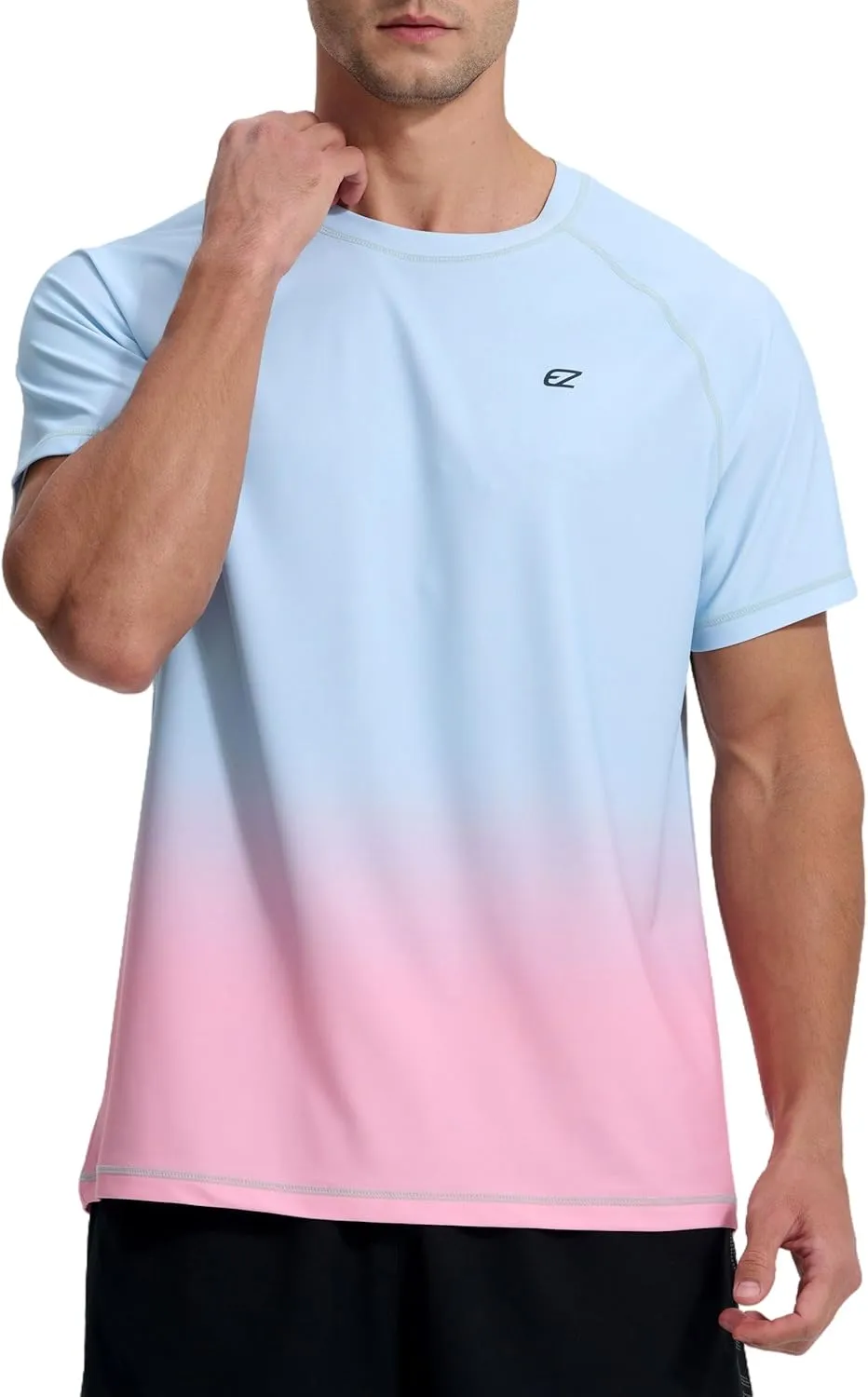 Men's Swim Shirts Rash Guard UPF 50  UV Sun Protection T-Shirt Quick Dry Fishing Beach T Shirts