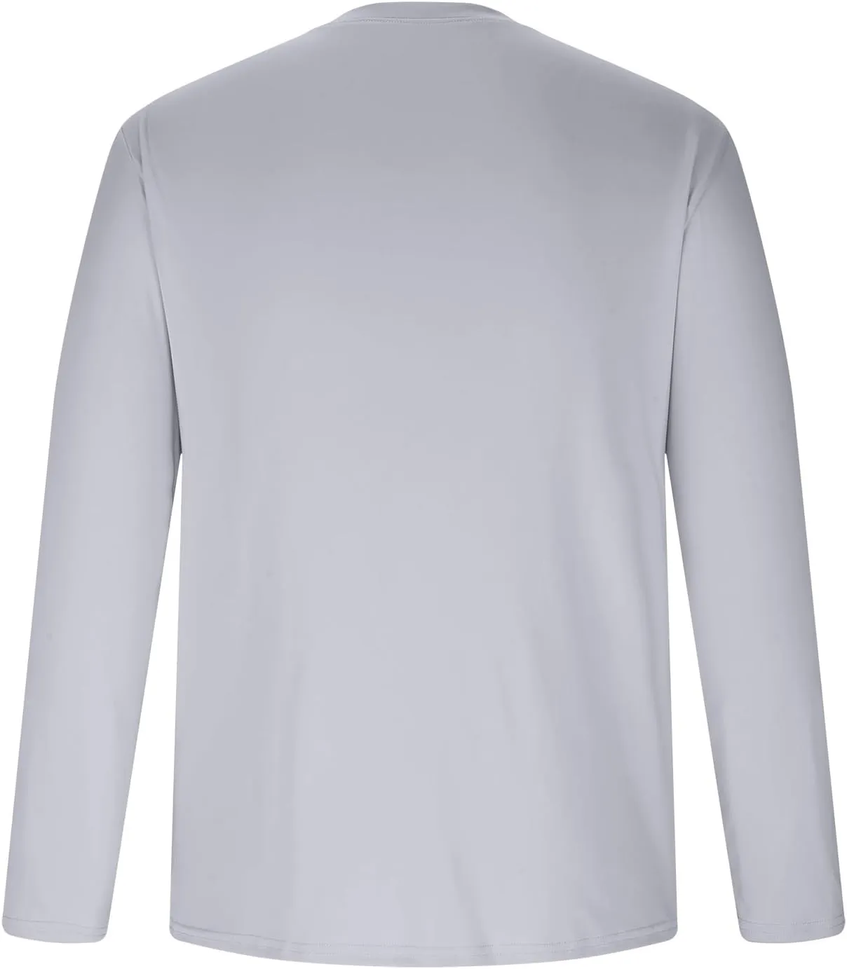 Mens UPF 50  Uv Sun Protection Shirts Long Sleeve Outdoor SPF Rash Guard T-Shirt Cool Quick Dry Athletic Workout Top