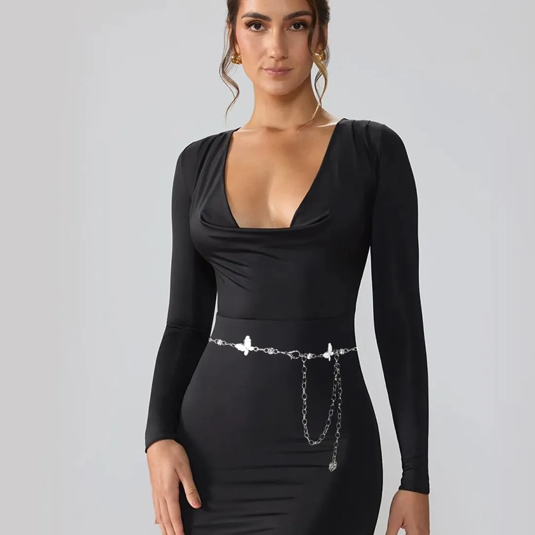 Metal Waist Chain Body Belly Belt Chains Jewelry Accessories for Women