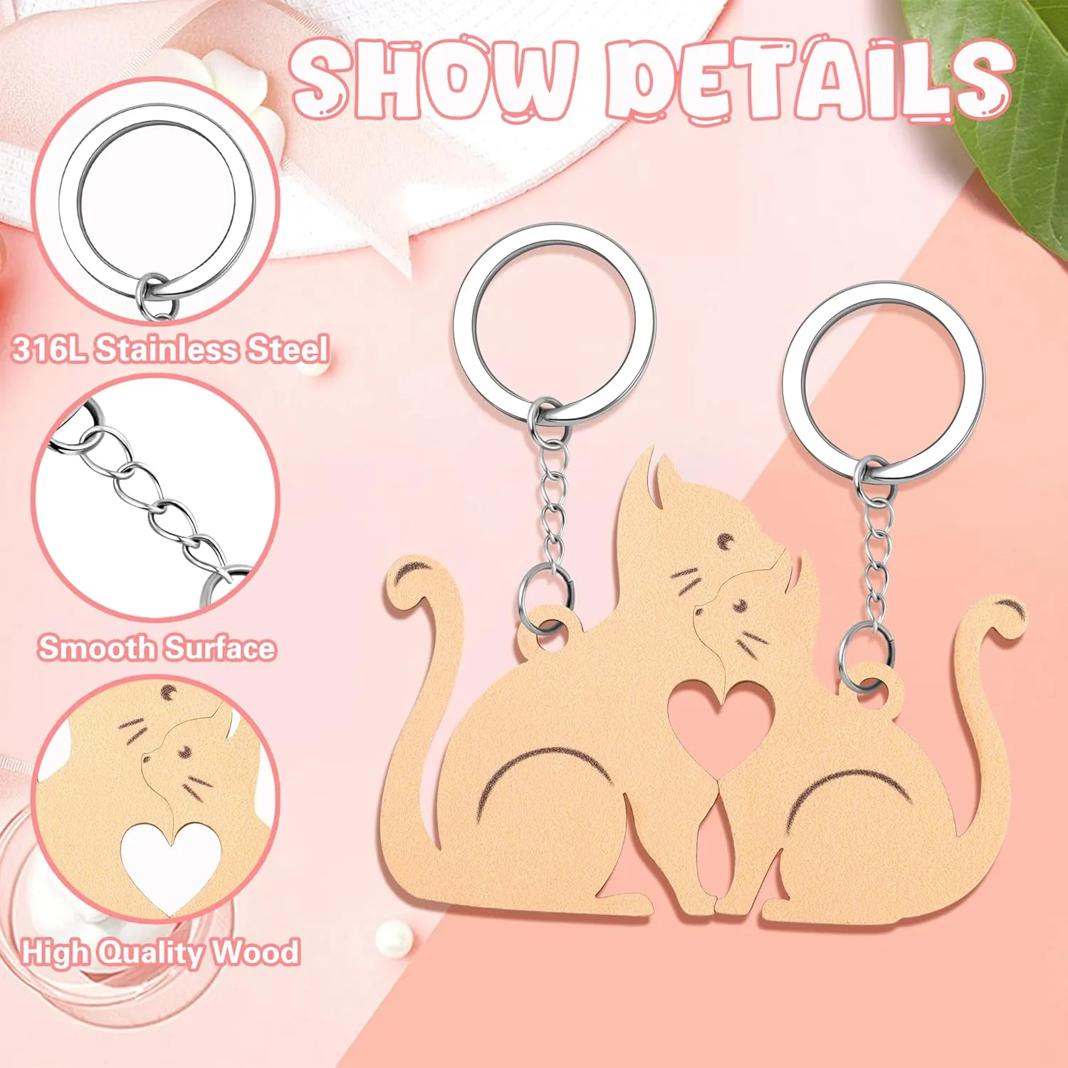 MOOGEEN Couple Gifts Cute Keychain Couples Matching Keychain Gifts for Boyfriend Girlfriend Couple Gift