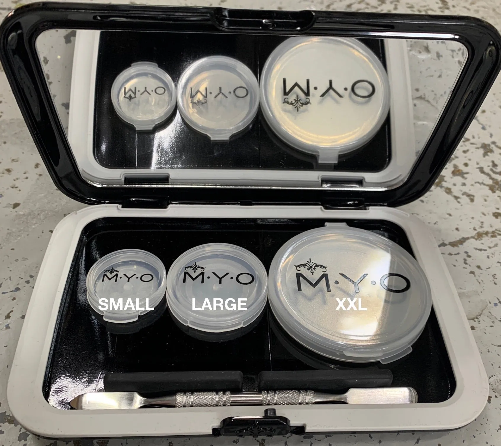 M.Y.O Makeup Pods - Small Transparent 6 Pack