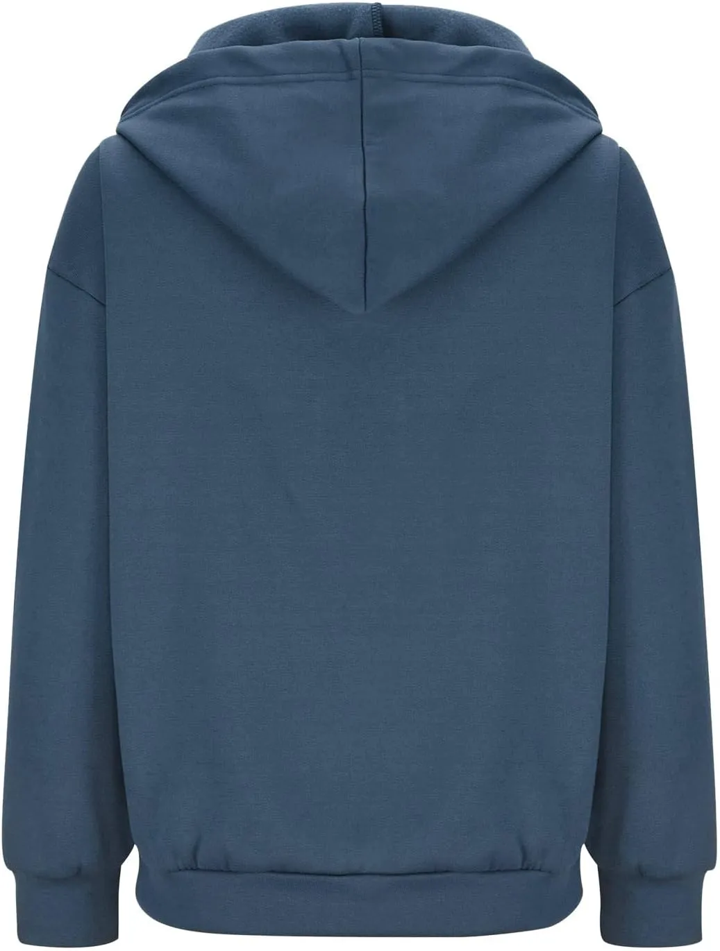 NaRHbrg Women's Full Zip Up Hoodie Long Sleeve Hooded Sweatshirts Thin Casual Hoodies Jackets Oversized Pullover with Pockets
