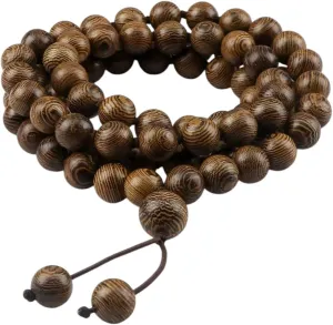 New 2025 Unisex 10Mm Wooden Bead Bracelets 108 Beads Sandalwood Buddhist Bangles Prayer Rosary Mala Necklaces Charm Jewelry Gifts For Men Women Decoration Luxury Trendy For Women And Men