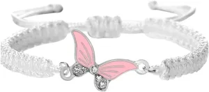 New 2025 Unisex Fashion Handmade Rope Bangles Butterfly Pendant Bracelet Jewelry For Women Men Prayer Woven Unisex Gift Red Lucky Trendy Accessories Creative For Women And Men