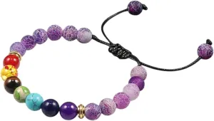 New 2025 Unisex Men Women 7 Beaded Bracelets Bangles Tiger Eye Stone Prayer Charm Buddha Bracelet Adjustable Jewelry Gifts Decoration Luxury With You Accessories Trendy Best For Gift And