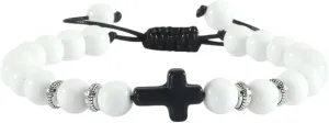New 2025 Unisex Prayer Men Women Bracelet Cross Rosary Natural Stone Beads Jesus Onyx Meditation Bracelets Bangles Decoration Jewelry Luxury With For You Accessories Trendy Creative For Women And Men