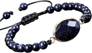 New 2026 Unisex 6 8Mm Men Beaded Bracelet Natural Stone Blue Sandstone Handmade String Women Bracelets&bangles Couple Prayer Jewelry Findings Fashion Trendy Accessories Creative Gift For And