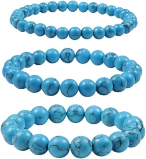 New 2026 Unisex Hot Natural Stone Bracelet Charm Blue Green Beads Buddha Prayer Strand Bracelets Bangles Fashion Stretch Jewelry Findings Gifts 6/8/10Mm Trendy Accessories For Women And Men Men