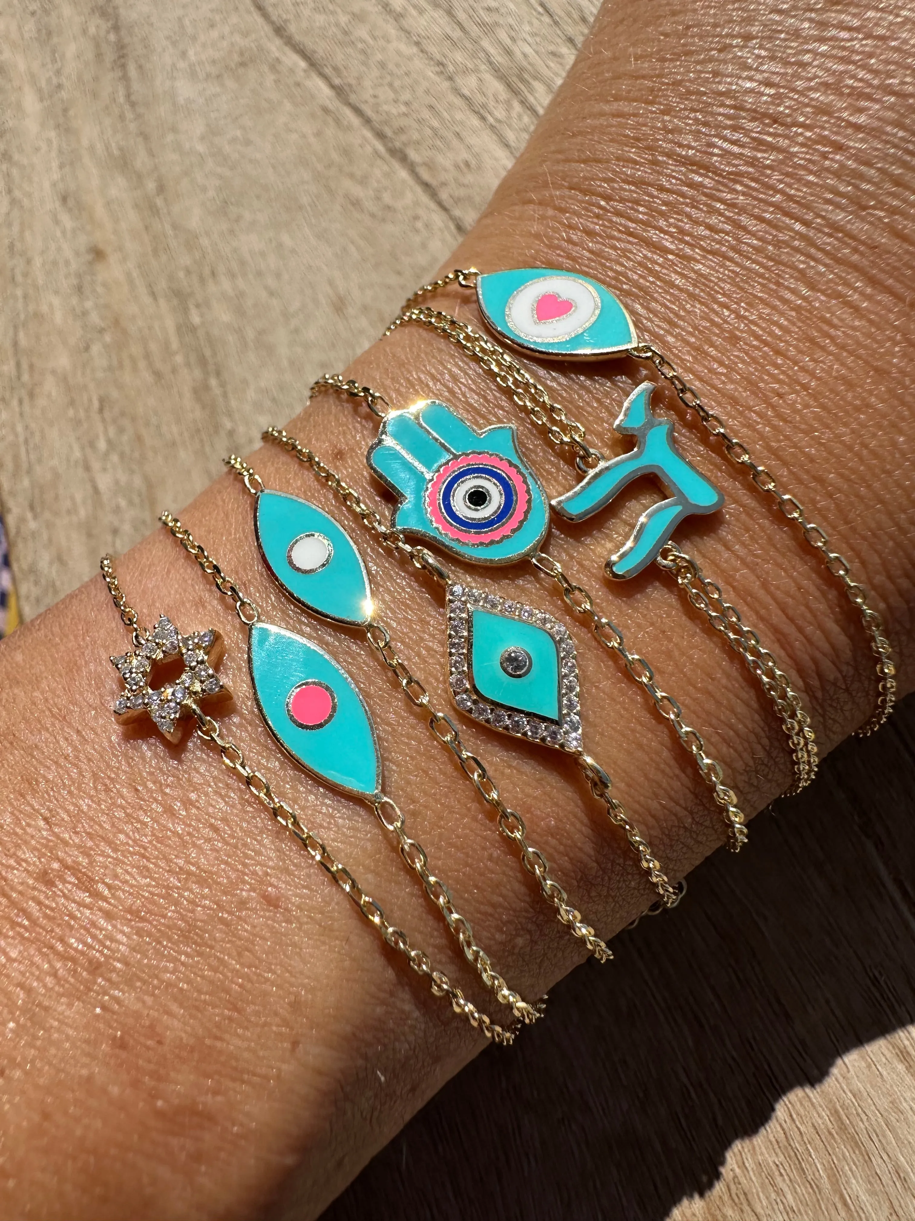 New lucky eye bracelet