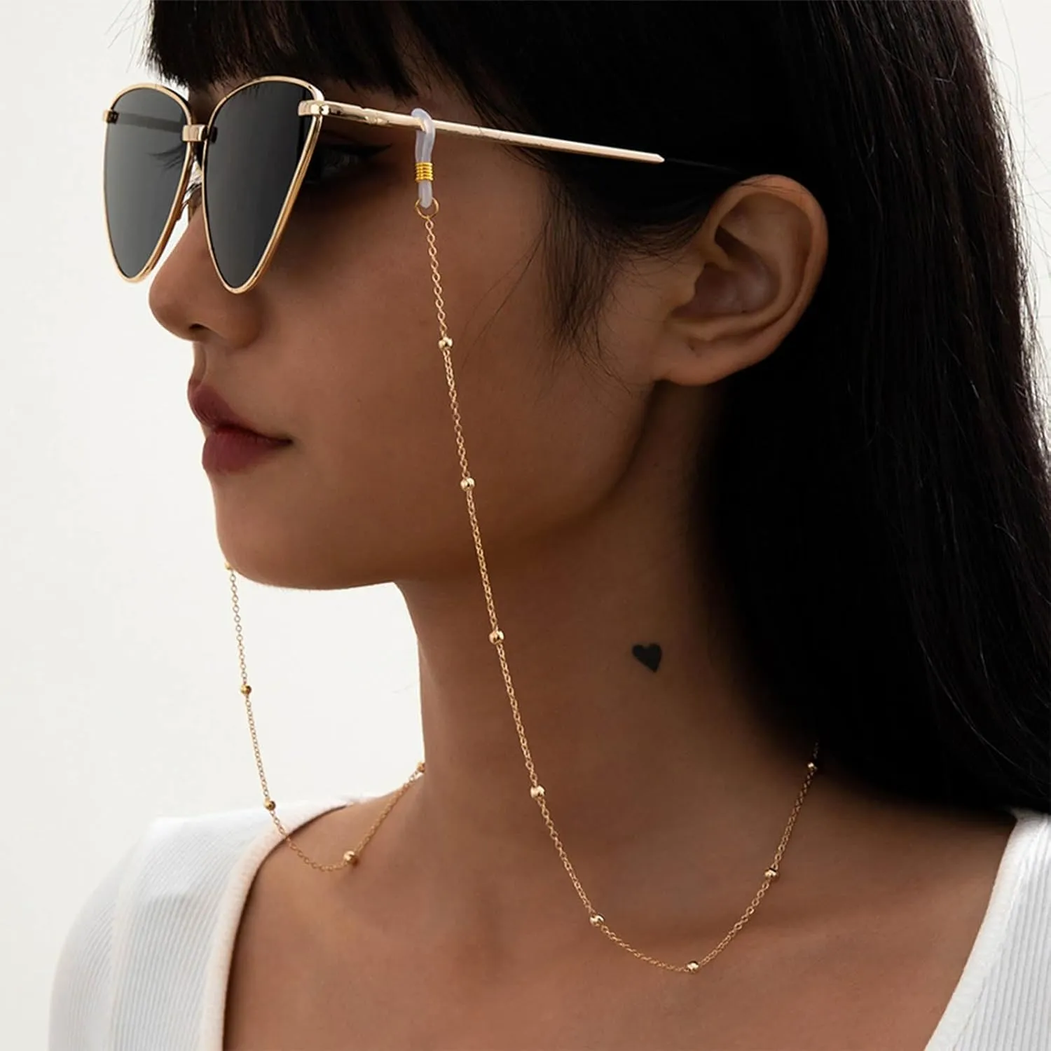 NEWITIN 11 Pieces Eyeglass Chains for Women Sunglasses Strap Holders Sunglasses Mask Necklace Lanyard for Women Men