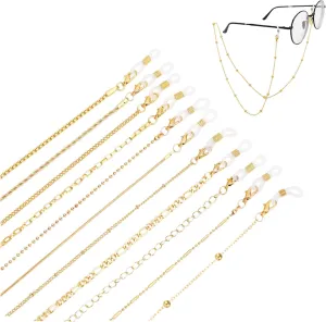 NEWITIN 11 Pieces Eyeglass Chains for Women Sunglasses Strap Holders Sunglasses Mask Necklace Lanyard for Women Men