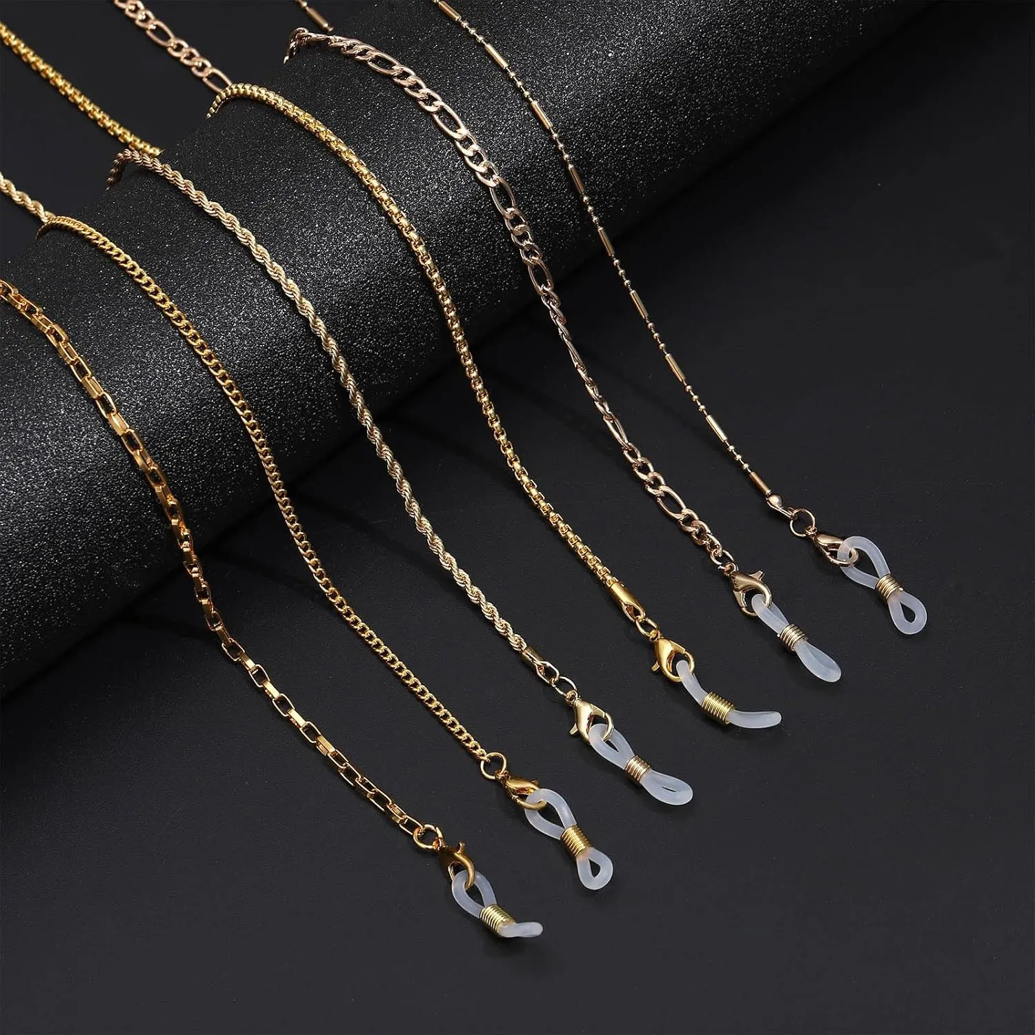 NEWITIN 11 Pieces Eyeglass Chains for Women Sunglasses Strap Holders Sunglasses Mask Necklace Lanyard for Women Men