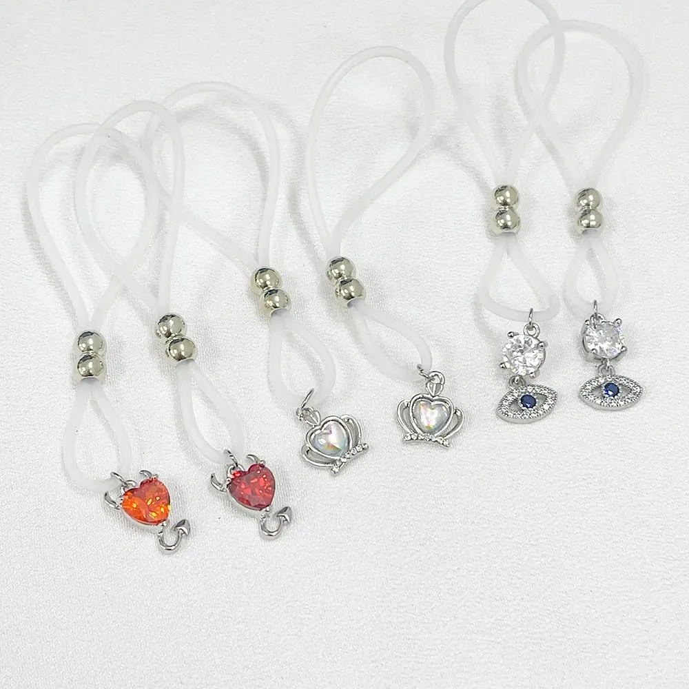 Non Piercing Nipple Rings - Adjustable Body Chains, Fake Nipple Jewelry for Women