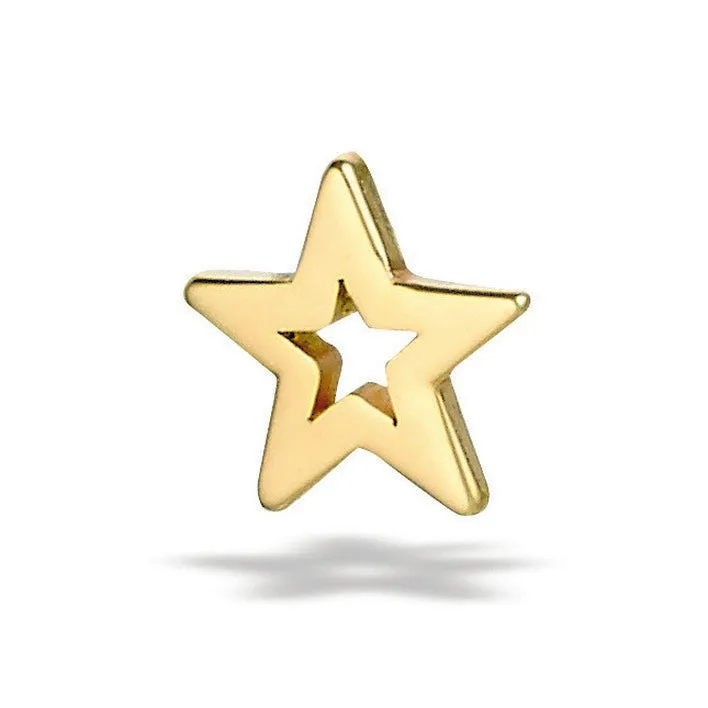Open Shapes Design Tops in 14k Gold (5mm)