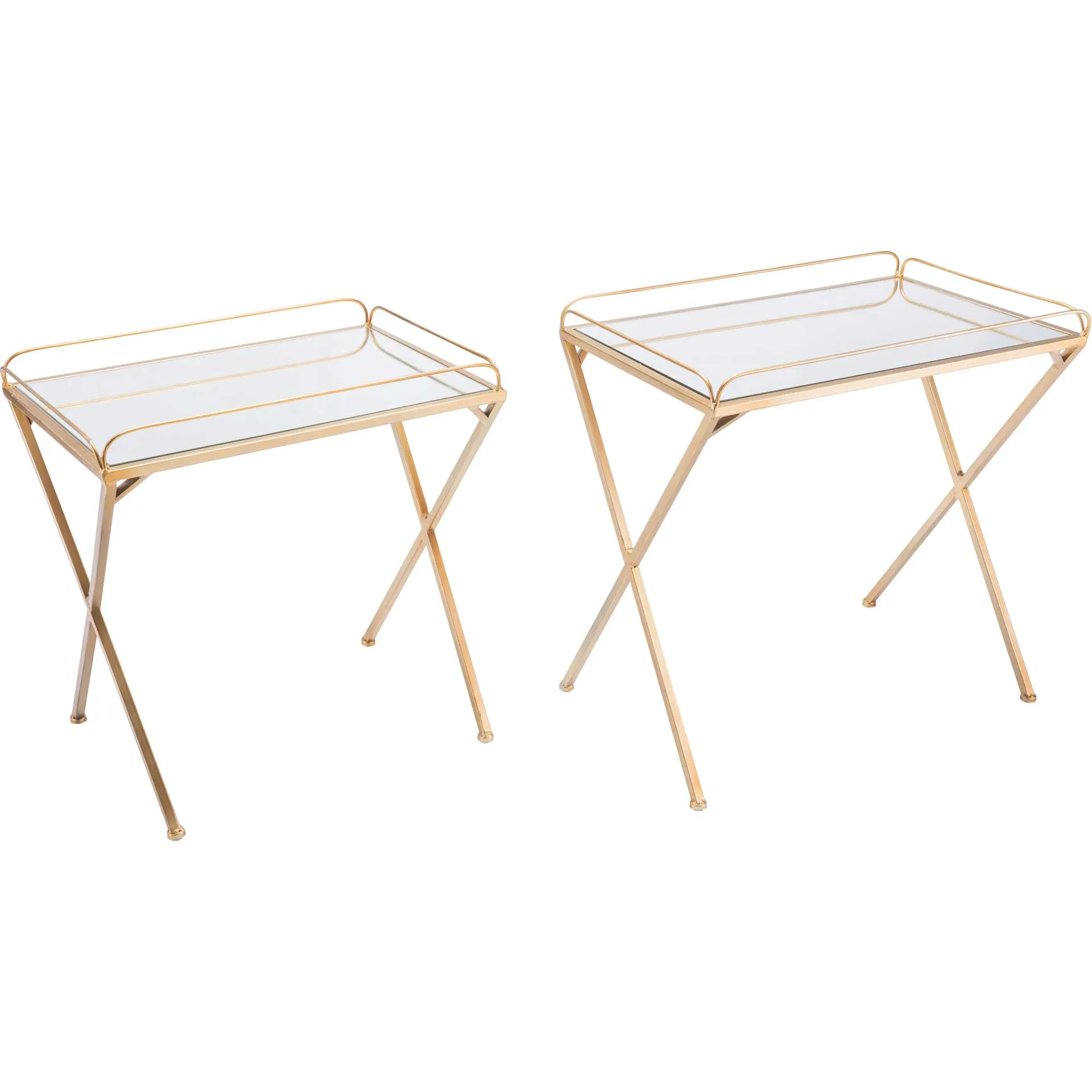 Opposite 2-Piece Table Gold