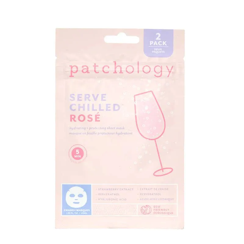 Patchology | Rose Hydrating Facial Sheet Mask 2 Pack