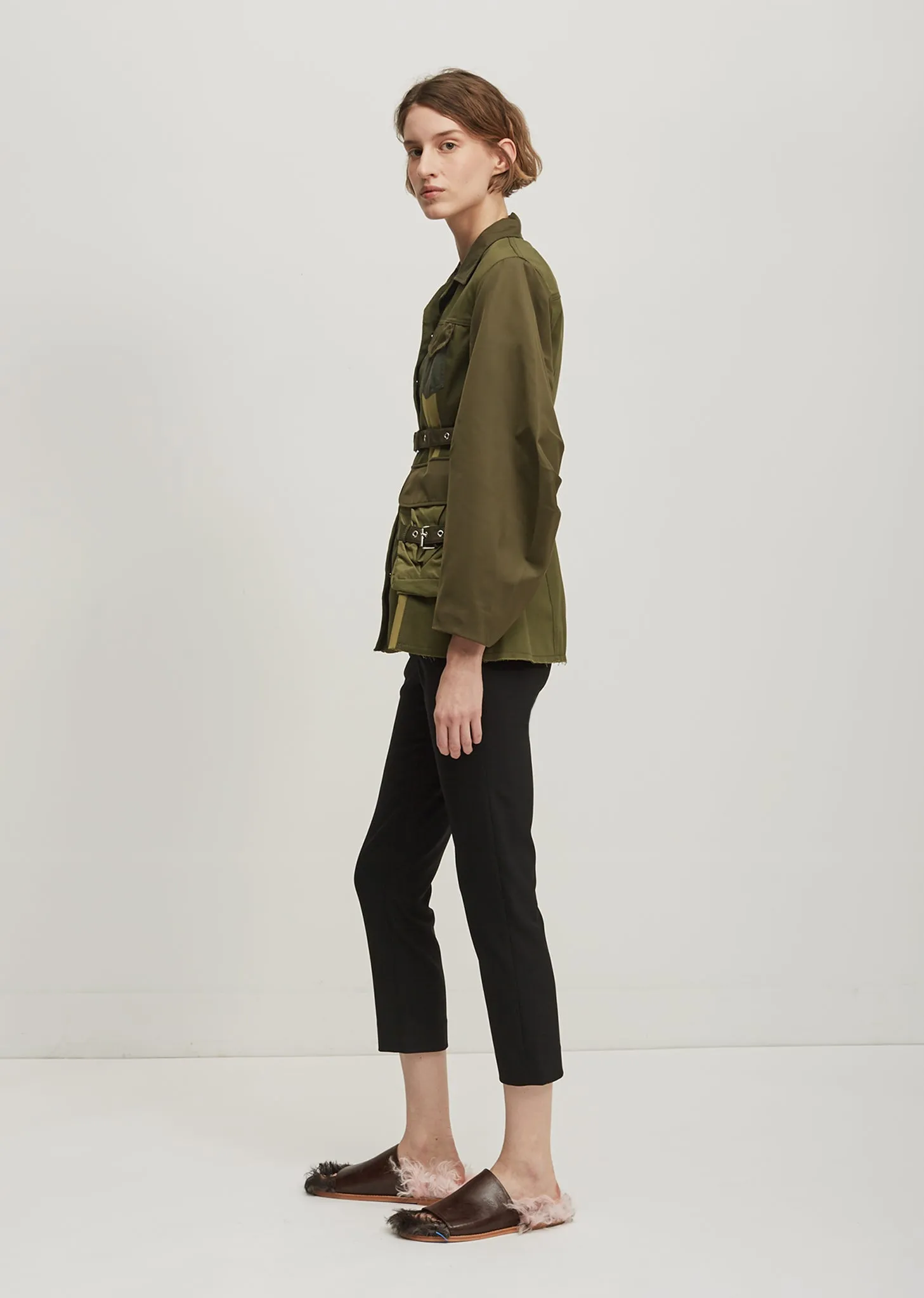 Patchwork Multi Pocket Jacket