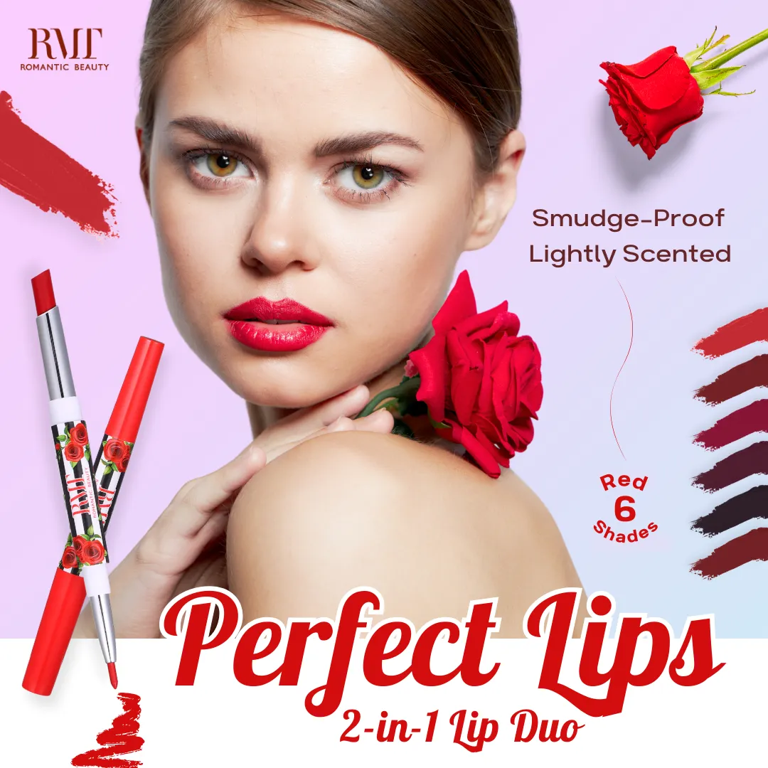 Perfect Lips 2-in-1 Lip Duo - Red