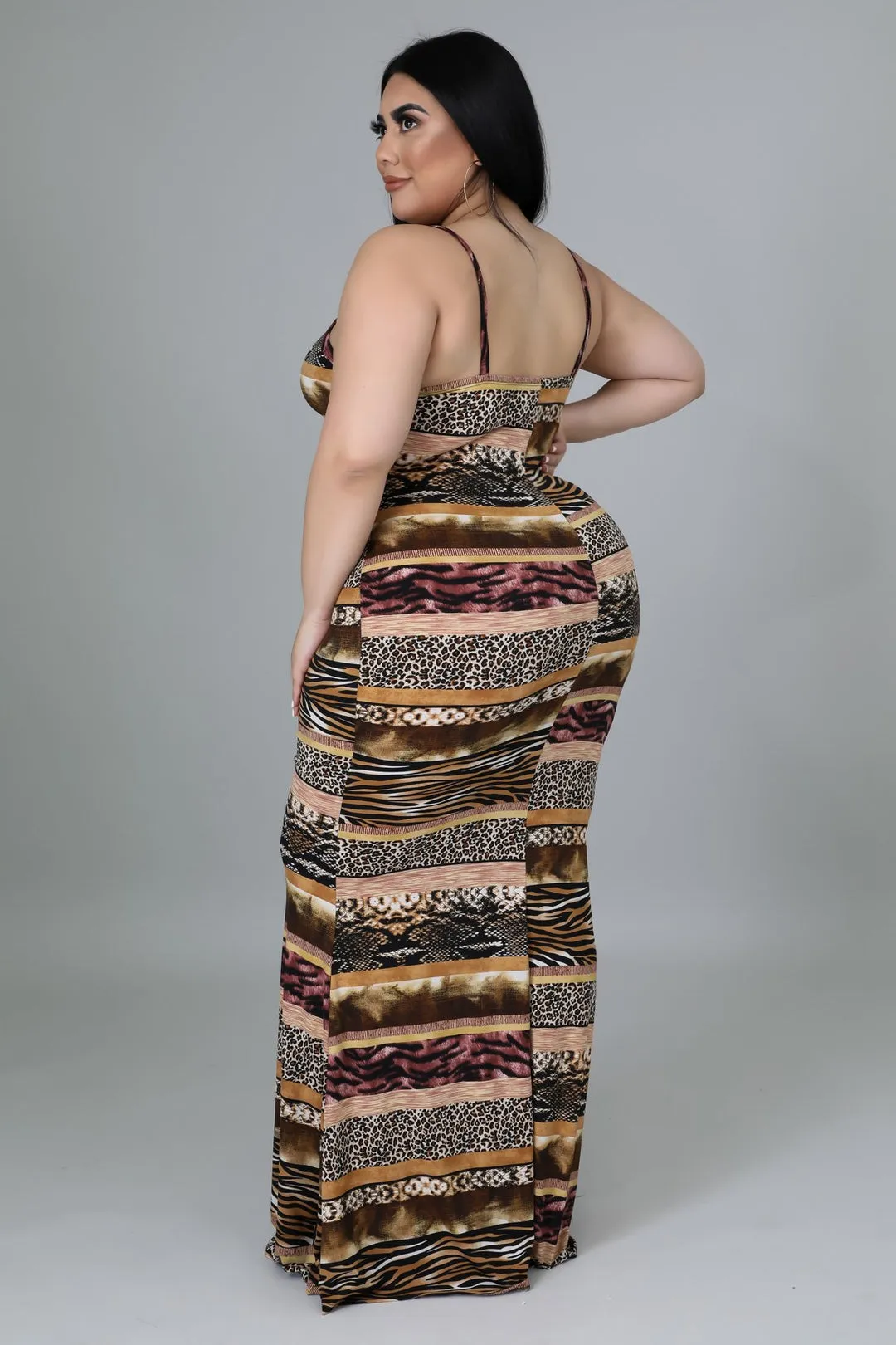 Plus Size Jungle Vibe Dress