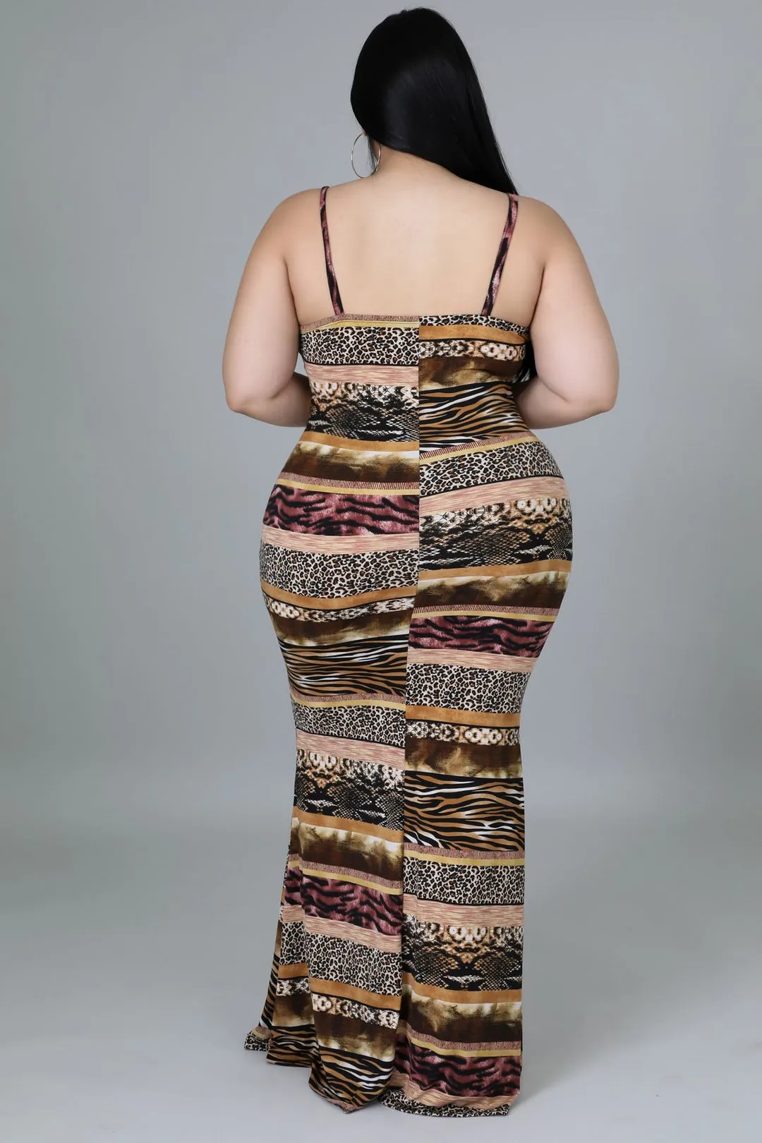Plus Size Jungle Vibe Dress