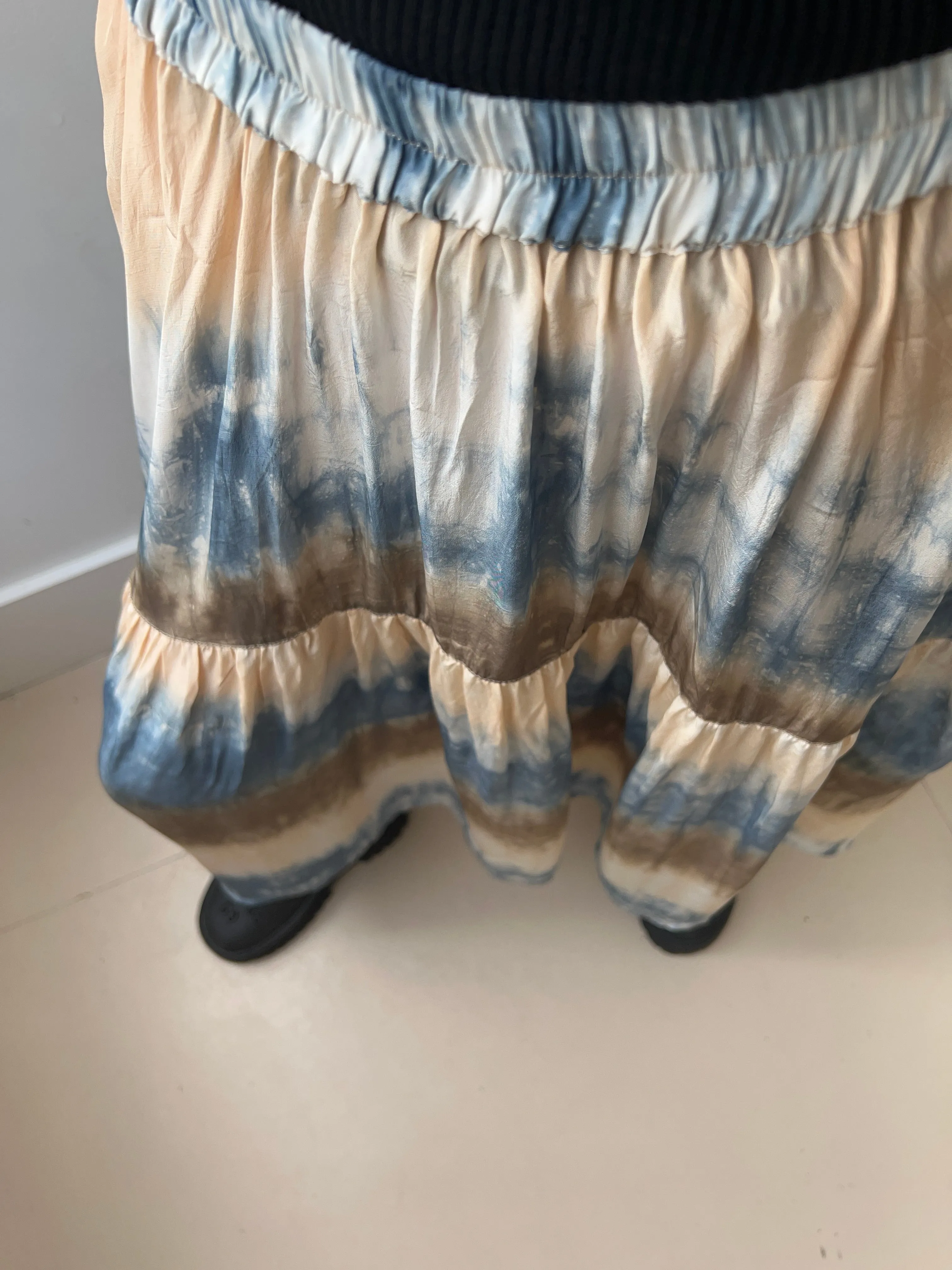 Project AJ 117 Franny Skirt Nude Indigo
