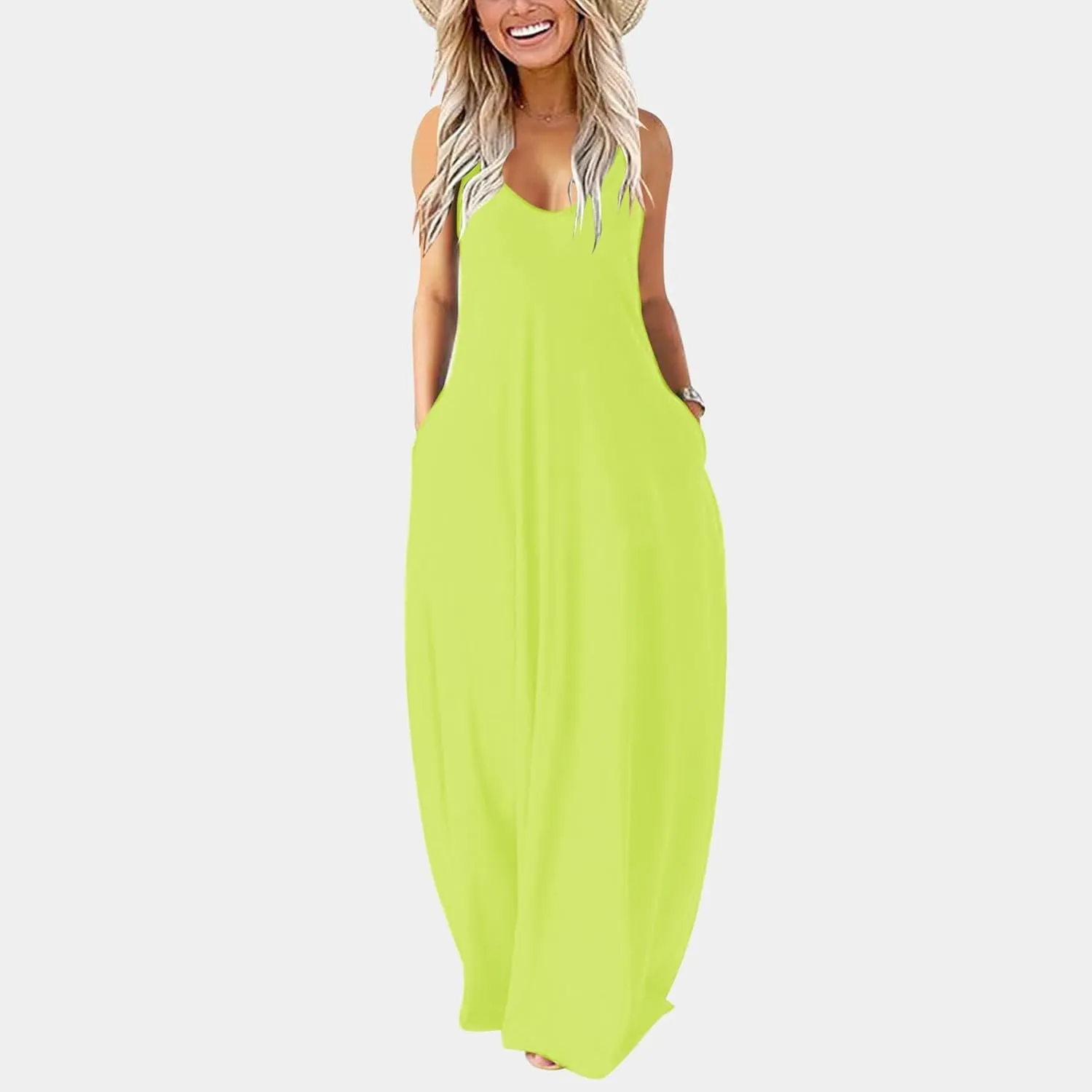 PTOLOCIF Womens Solid Round Neck Long Sleeved Patchwork Long Skirt is Fashionable and Plus Size Dress Blouses for Women