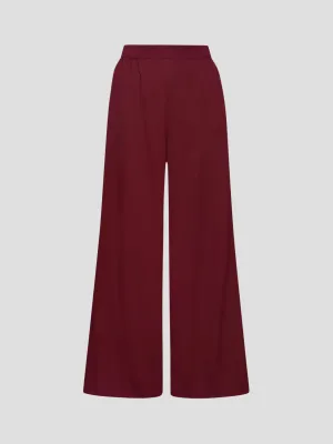 Queensland Pant in Bordeaux
