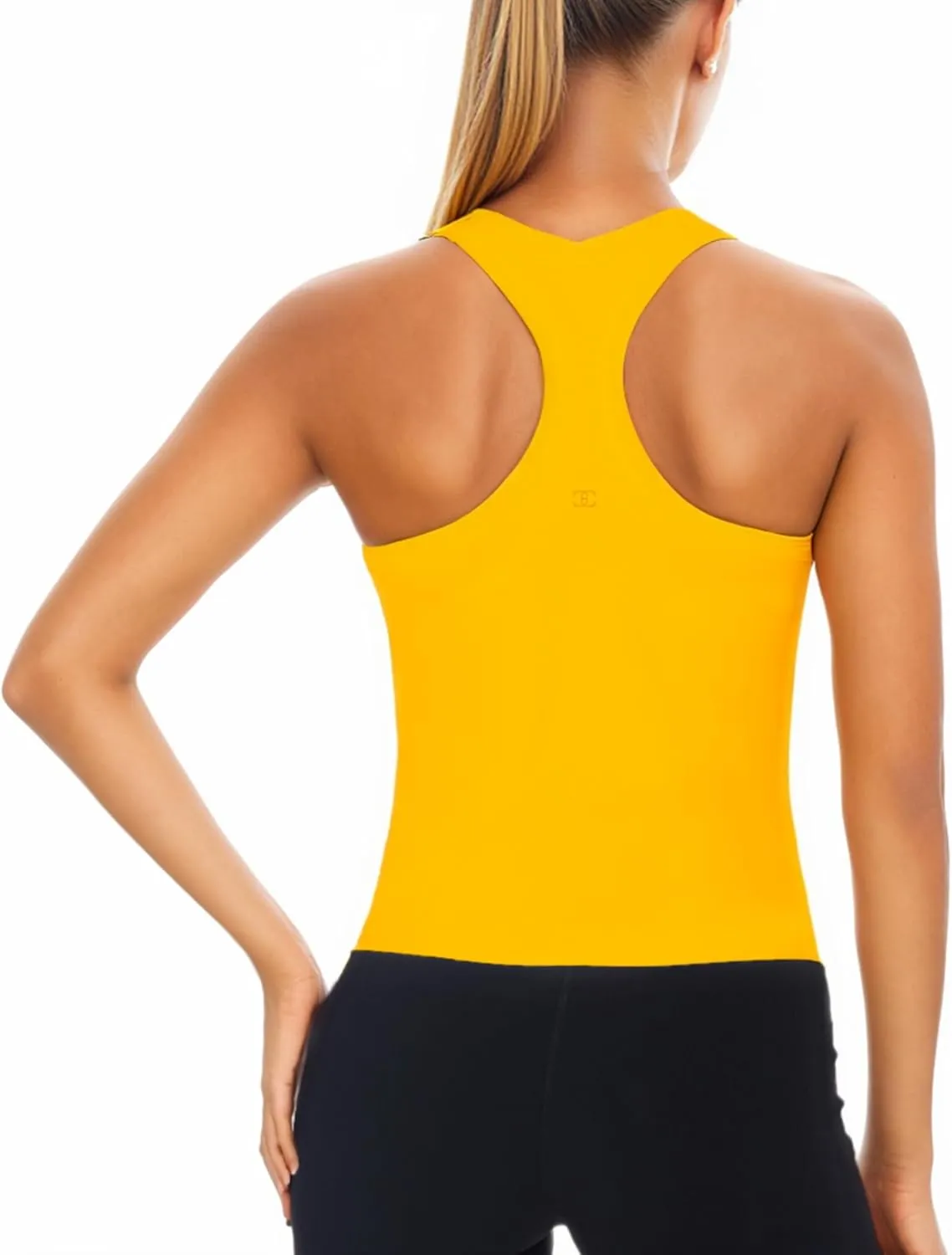Racerback Workout Tank Tops for Women Sleeveless Gym Tops Cropped Active Yoga Running Shirts