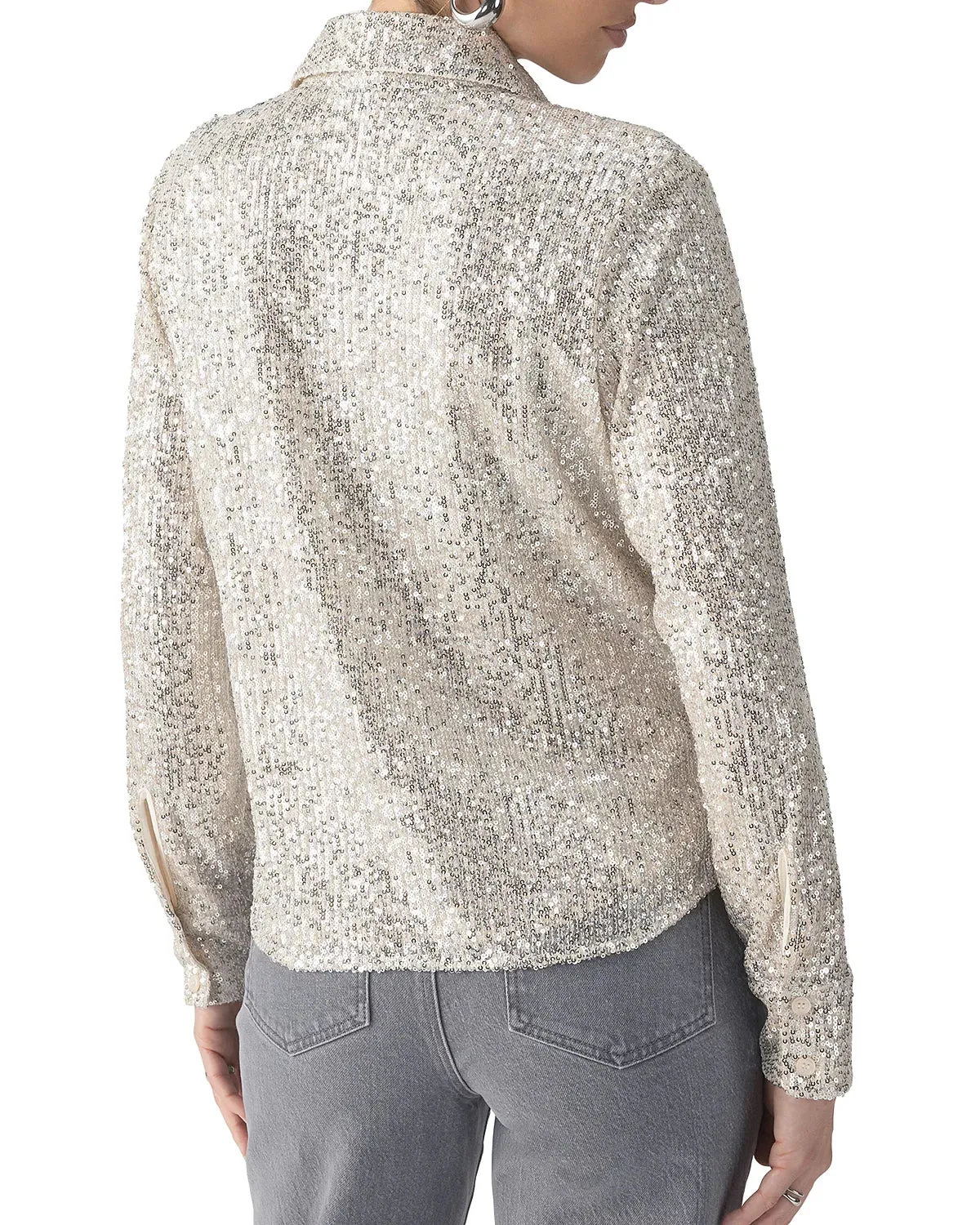 Radiant Sequin Top - Champagne