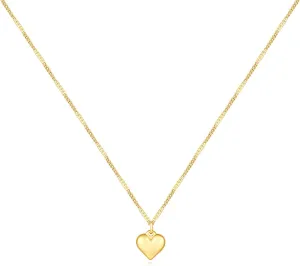 Raelyn&Bev. L'Amour Collection Jewelery,Heart Pendant Necklace,Choker Necklaces For Women, Girls with Polishing Cloth and Velvet Drawstring Bag