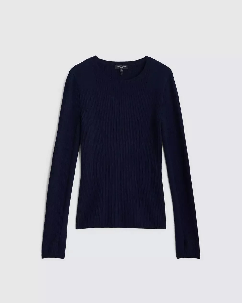 Rag & Bone Audrina Wool Crew - Navy