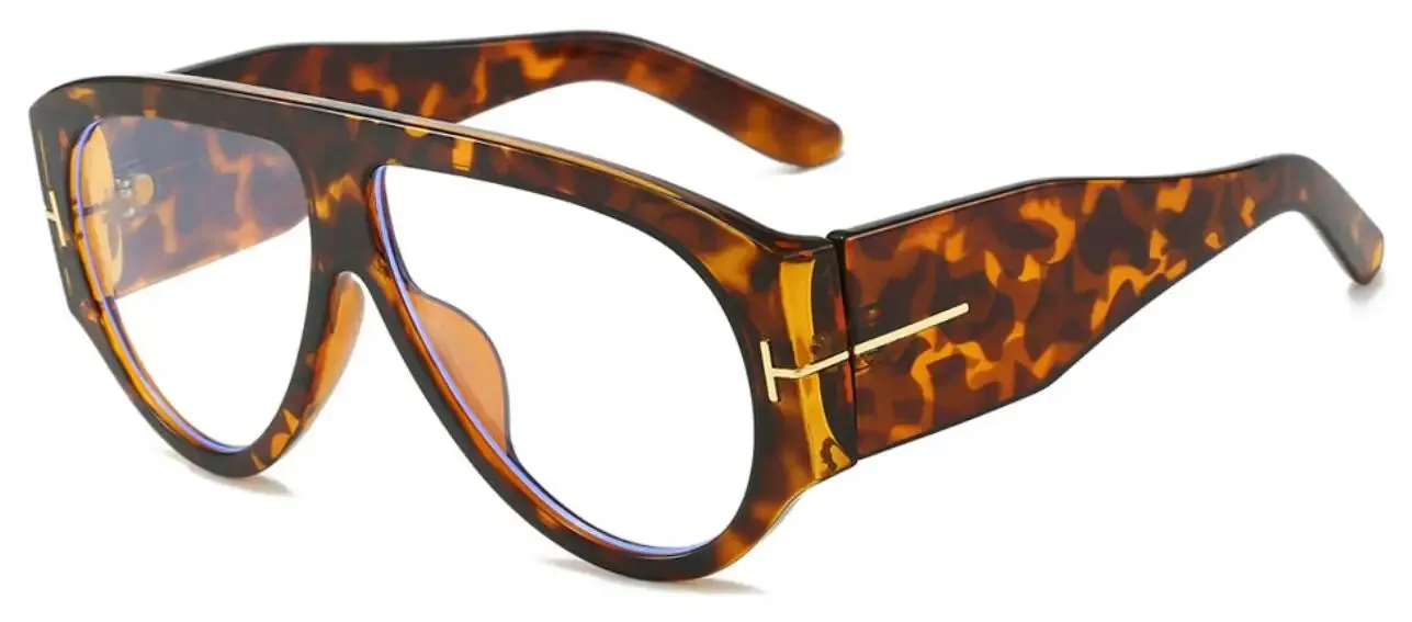 Retro Tortoiseshell Pilot Sunglasses
