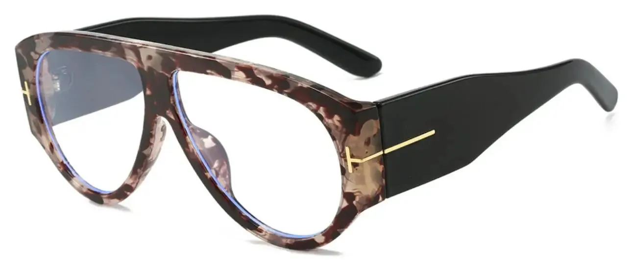 Retro Tortoiseshell Pilot Sunglasses
