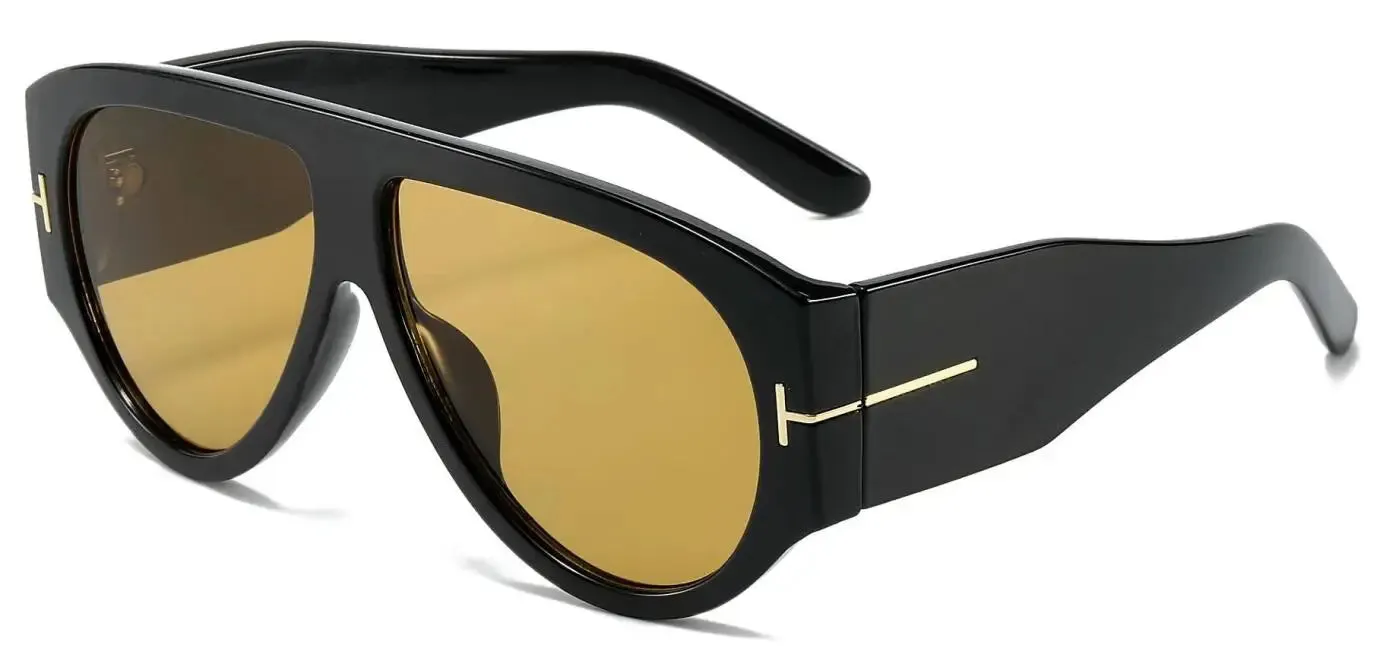 Retro Tortoiseshell Pilot Sunglasses