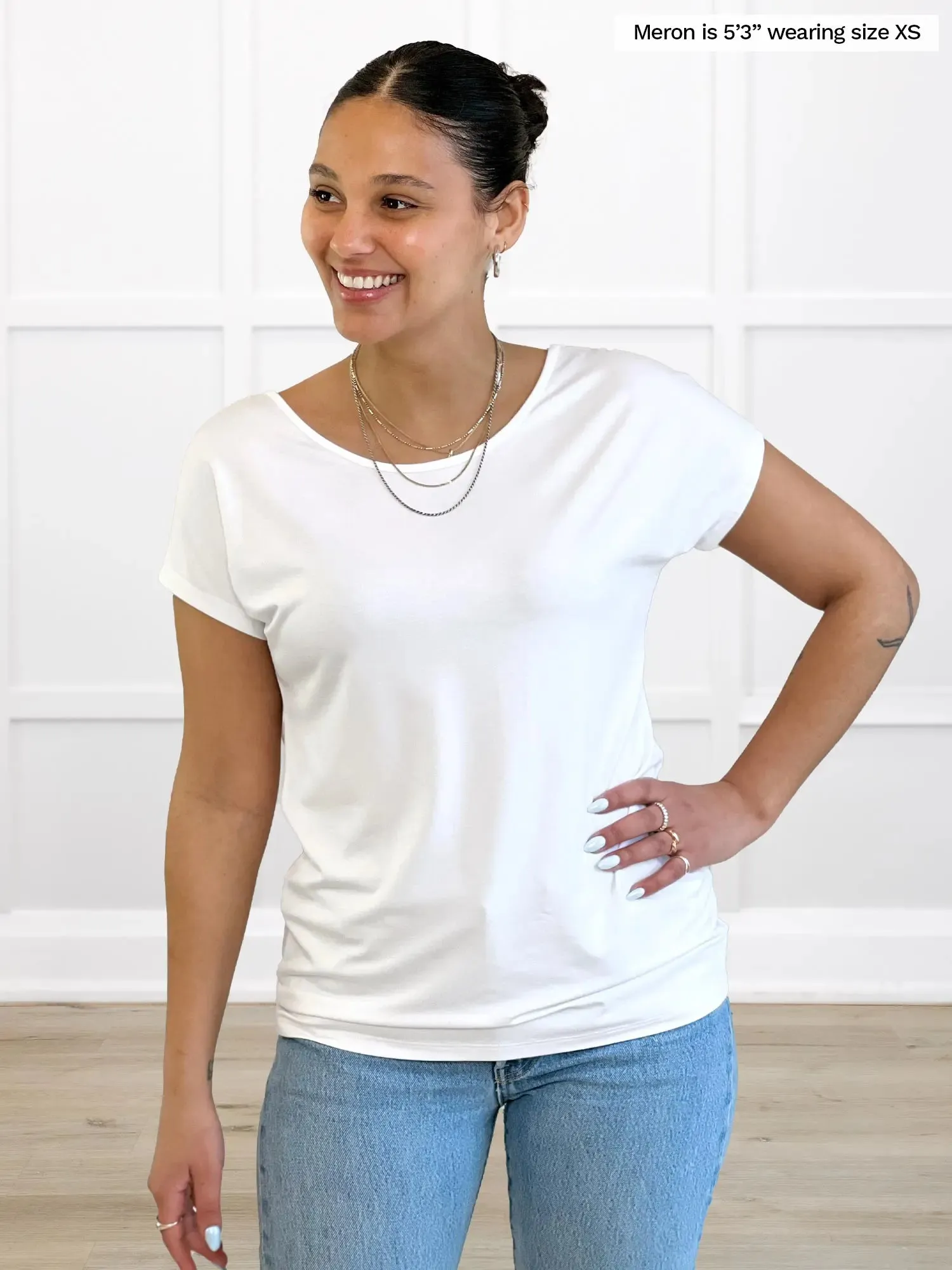 Rhianna reversible dolman tee
