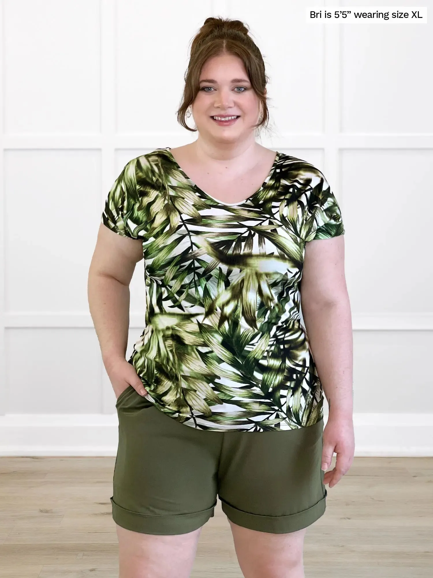 Rhianna reversible dolman tee