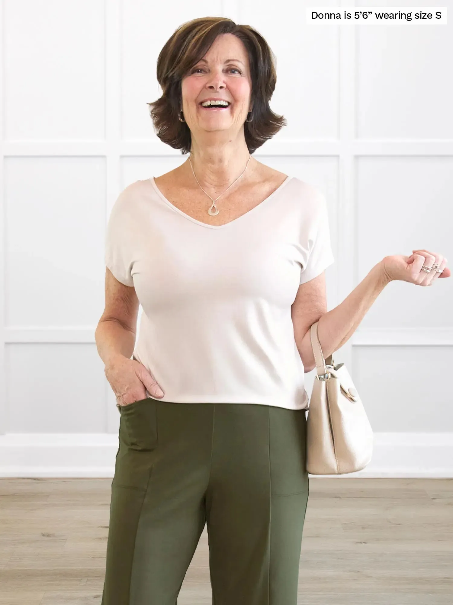 Rhianna reversible dolman tee