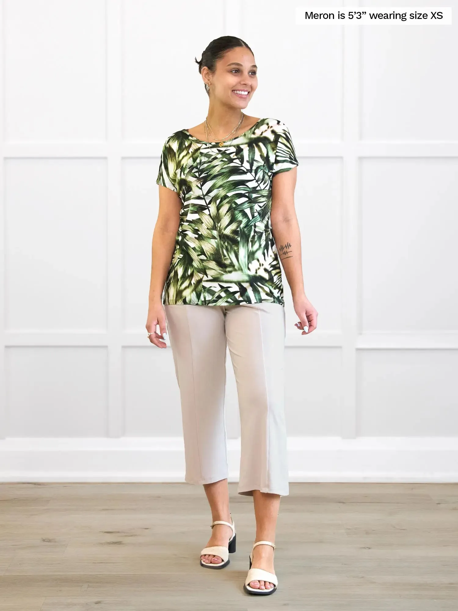 Rhianna reversible dolman tee