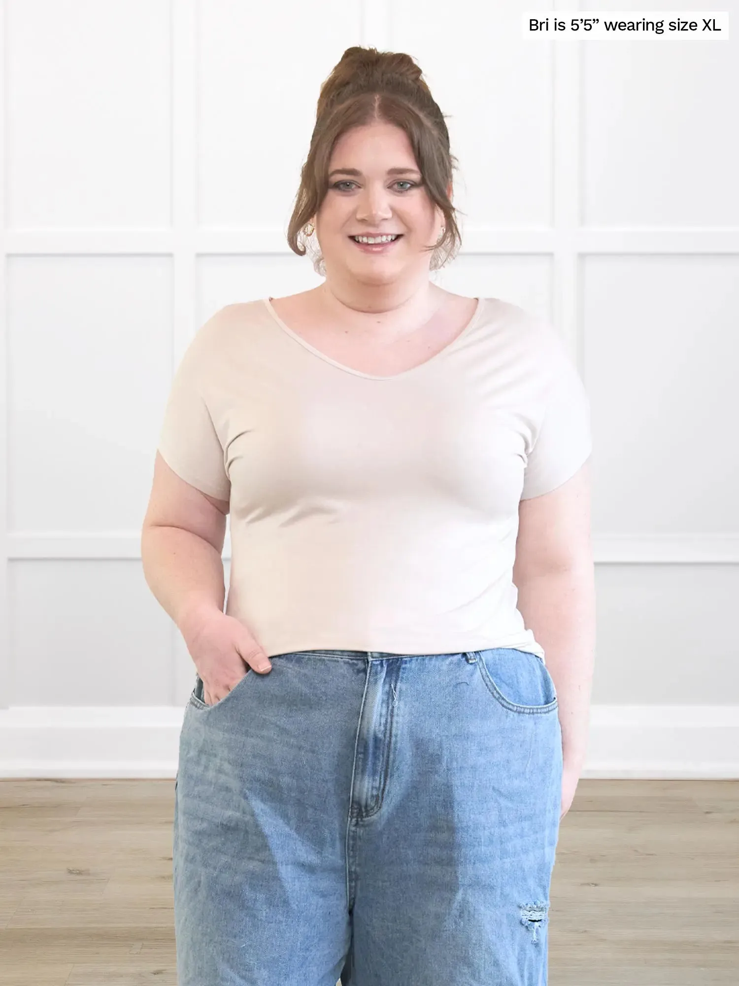 Rhianna reversible dolman tee