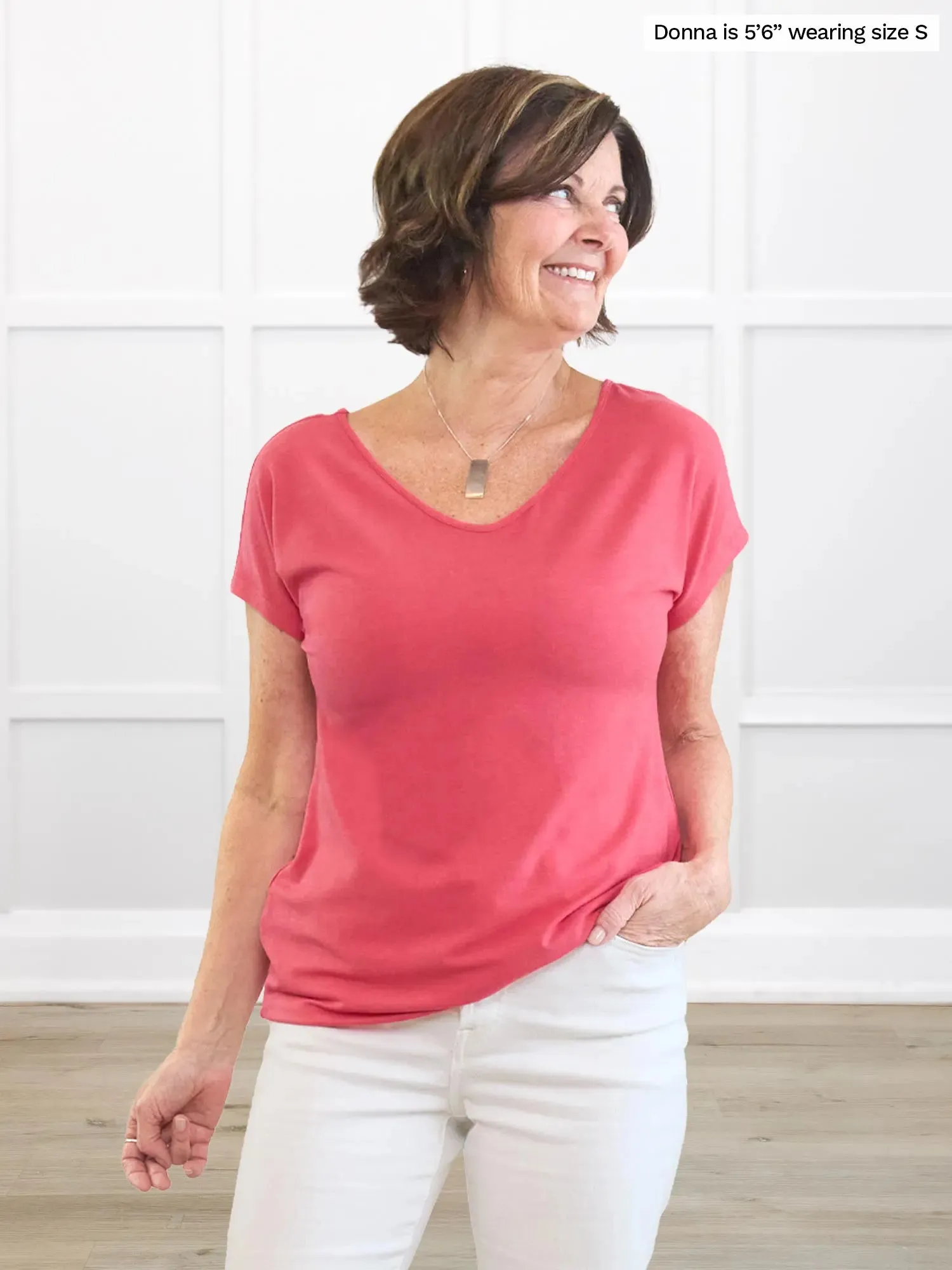 Rhianna reversible dolman tee
