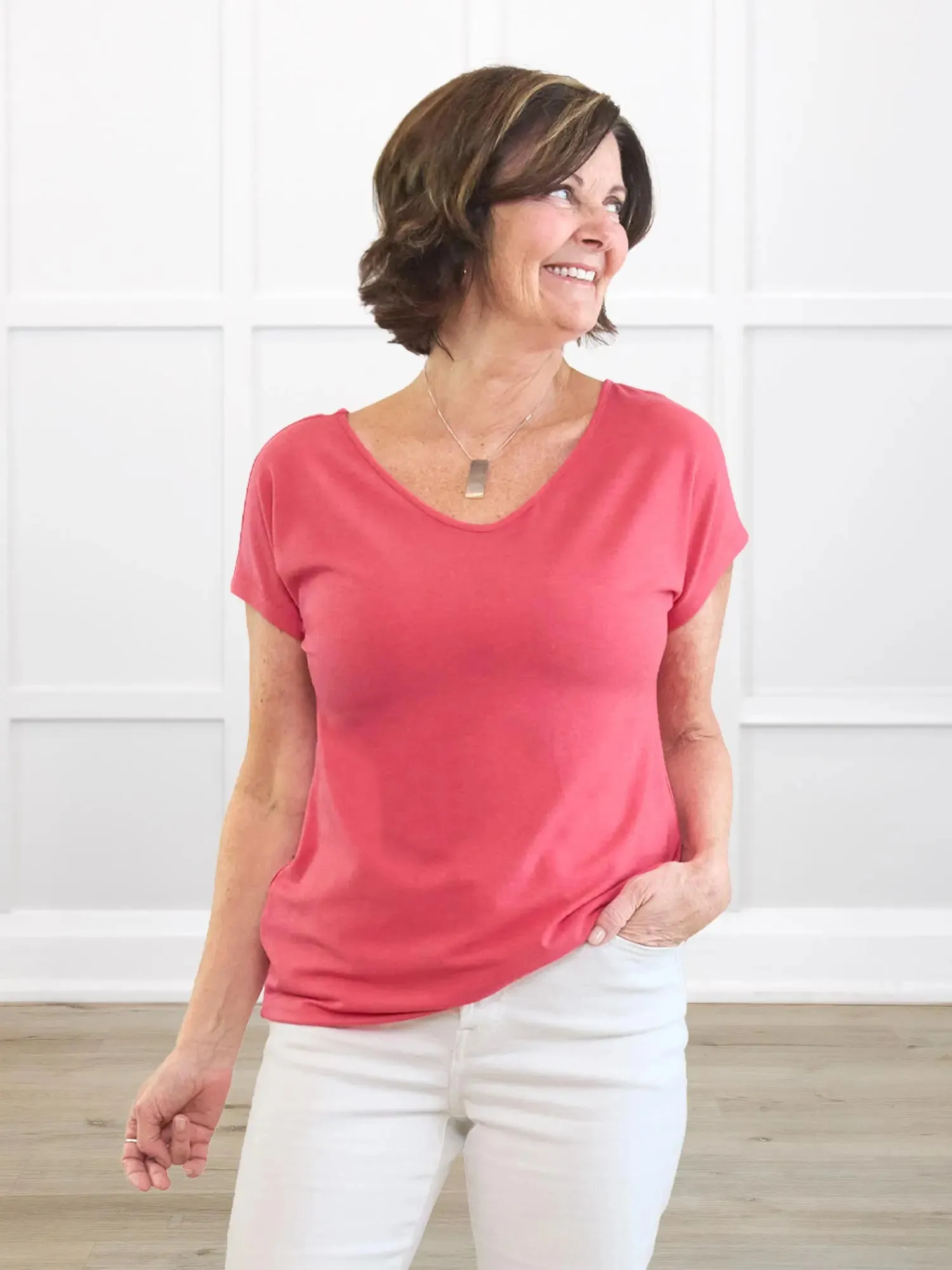 Rhianna reversible dolman tee