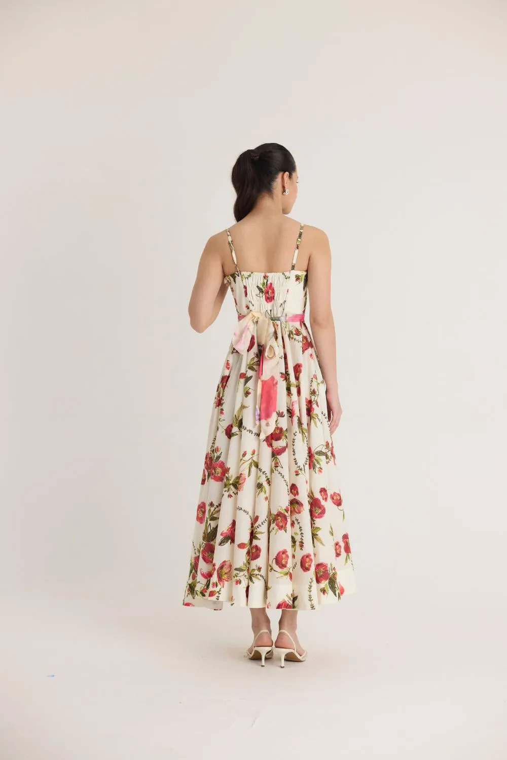 ROSITA COTTON FRILL DRESS