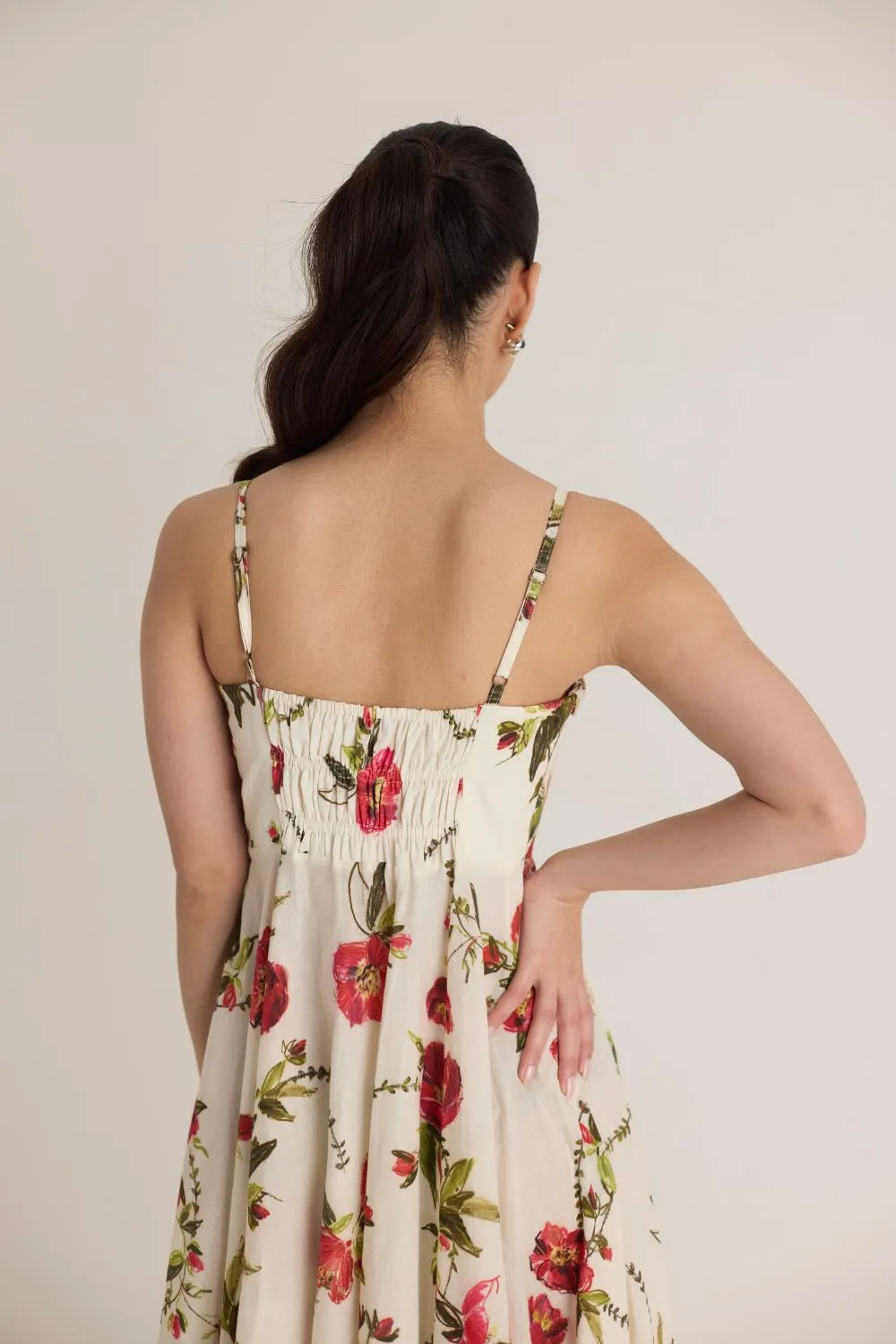 ROSITA COTTON FRILL DRESS