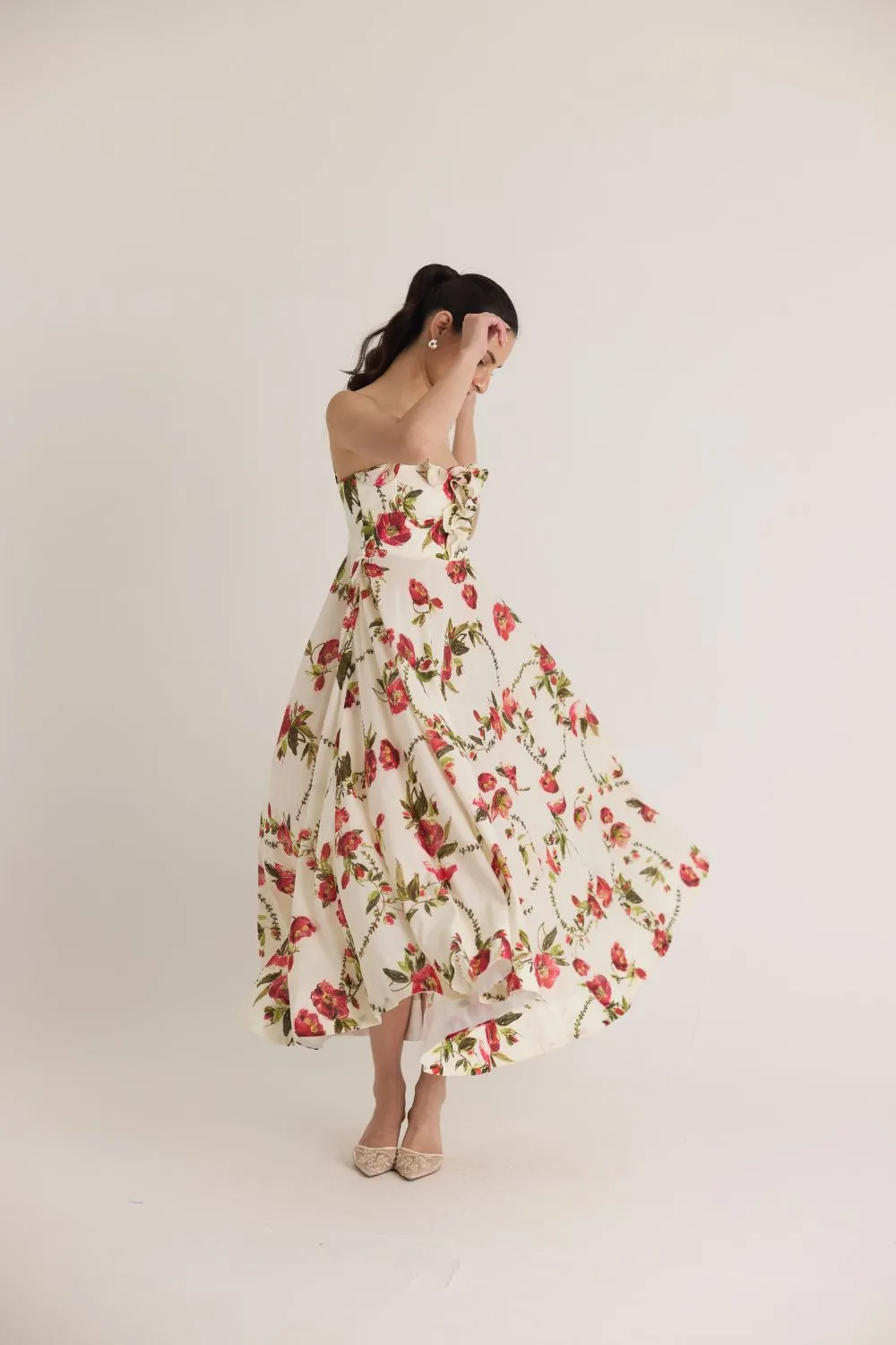 ROSITA COTTON FRILL DRESS