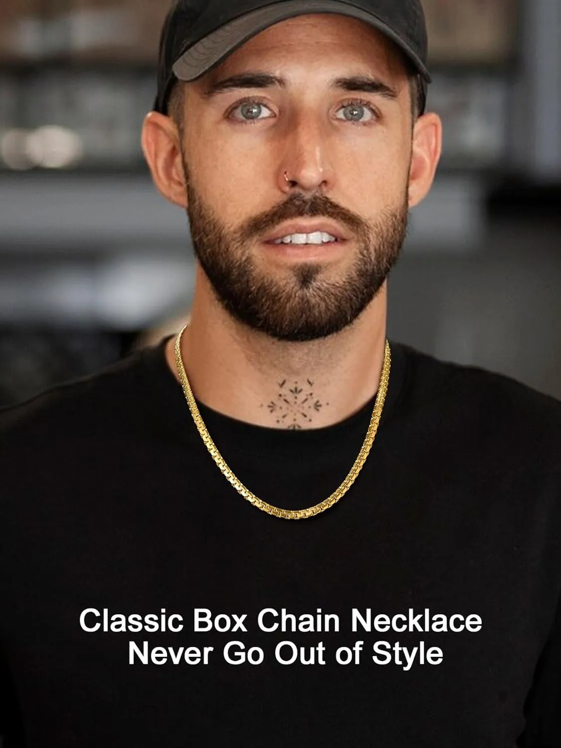 Round Chain 20inch 4mm Lobster Clasp 18K Gold Filled Neck Chains Gift