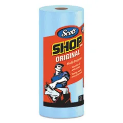 Scott Shop, 11"x 10.4" Wiper, Blue, 55/Roll (30/cs)
